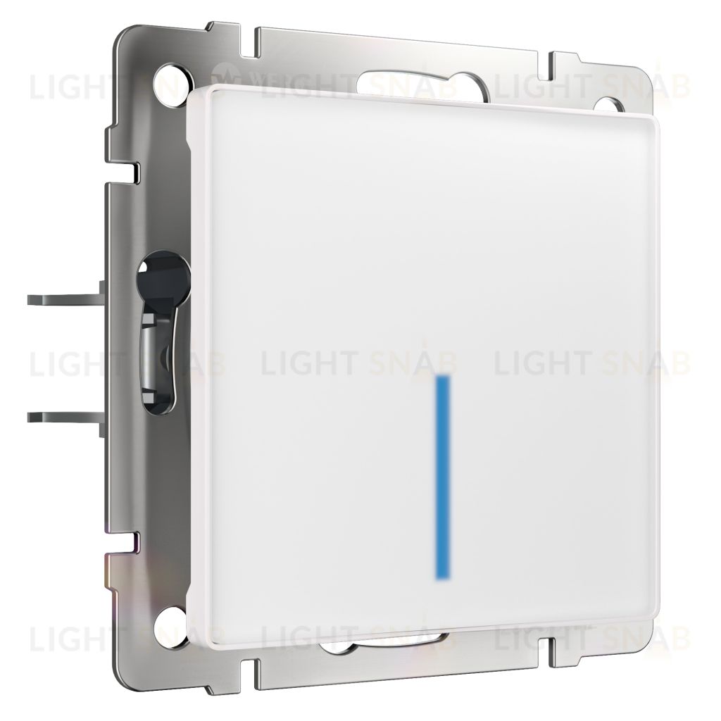 Сенсорный выключатель Werkel одноклавишный с подсветкой 1000Вт, 4А/230В, белый a057676 a057676