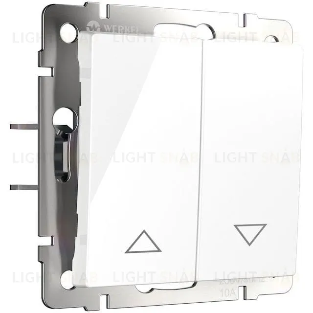 Выключатель управления жалюзи Werkel 10А/250В, белый a051132 a051132