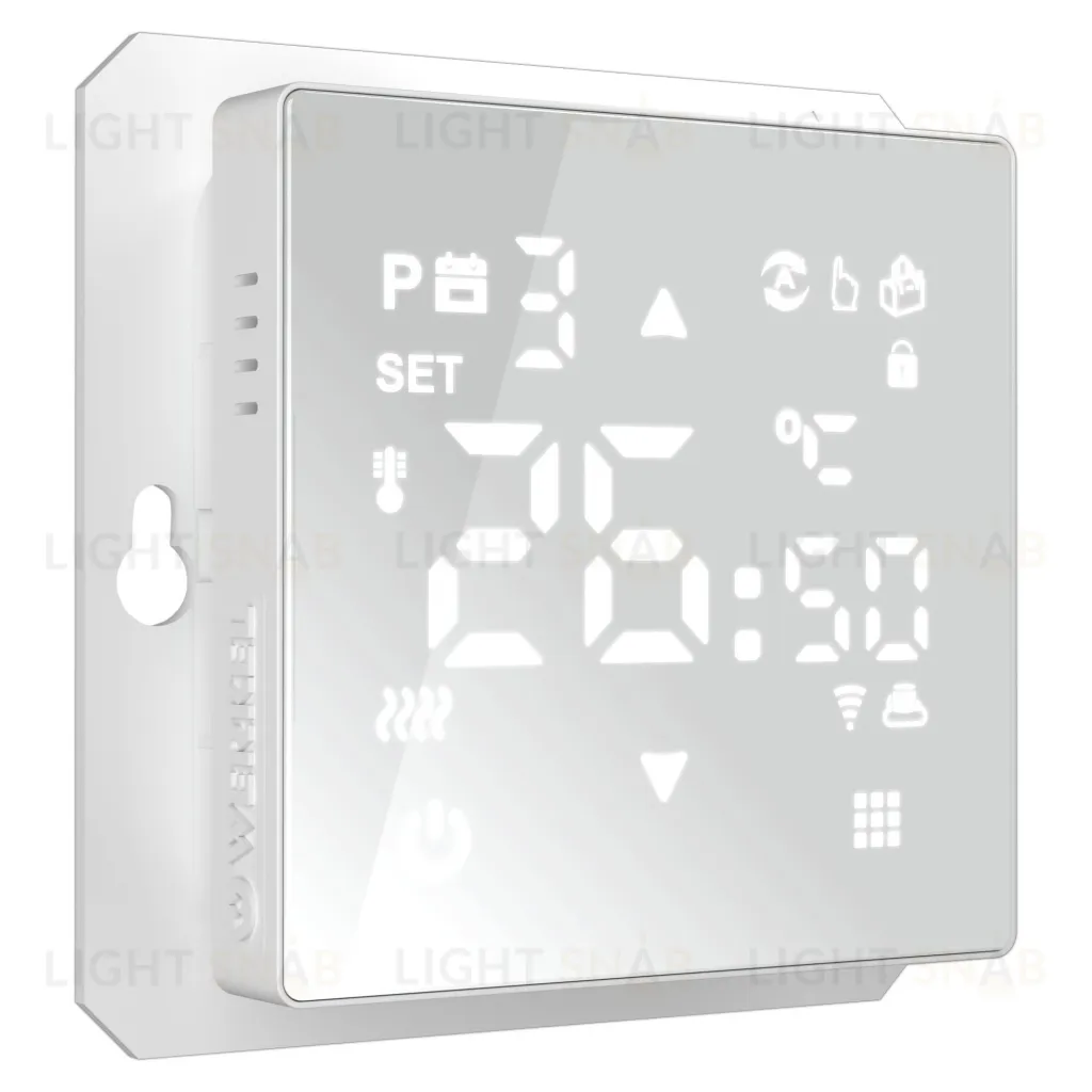 Сенсорный терморегулятор для теплого пола умный дом Werkel 16А/3500Вт, белый a056497 a056497