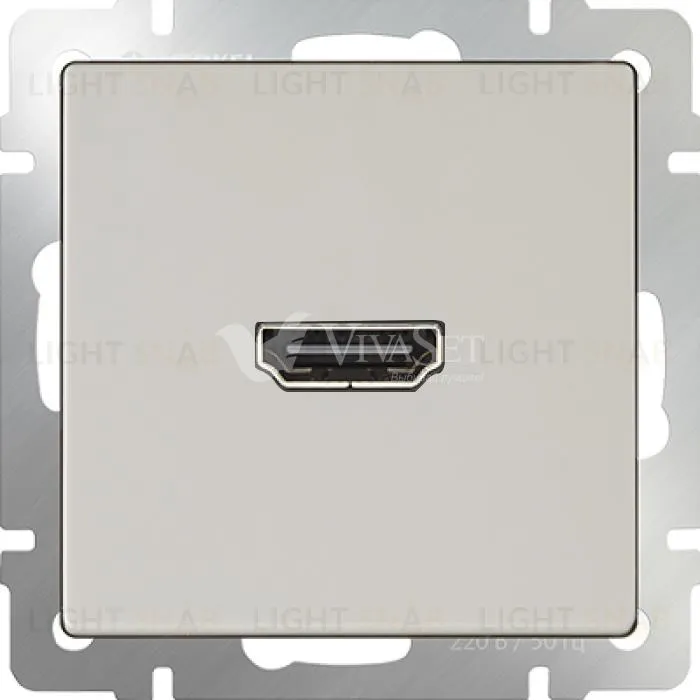 Розетка HDMI Werkel, слоновая кость a051487 a051487