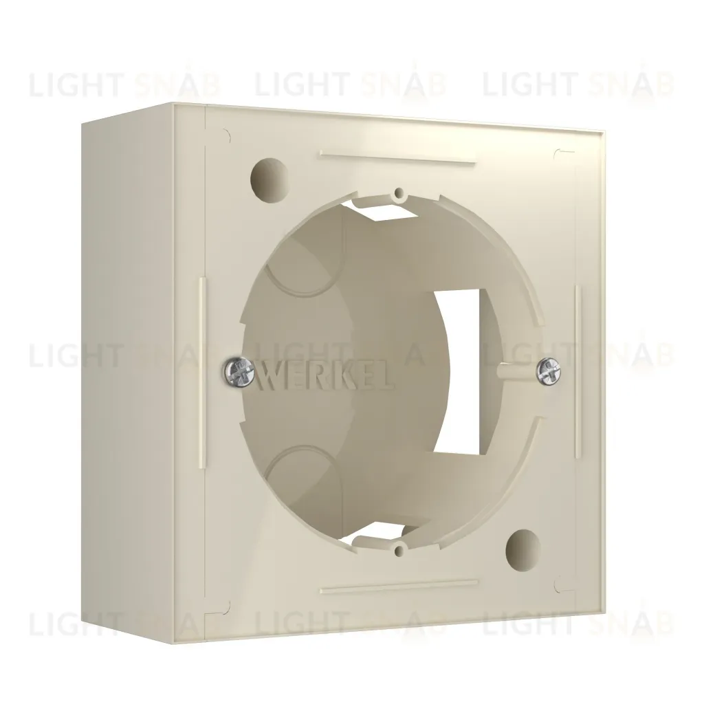 Коробка накладного монтажа Werkel, слоновая кость a053526 a053526
