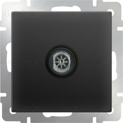 ТВ-розетка оконечная Werkel черный матовый a051612 a051612
