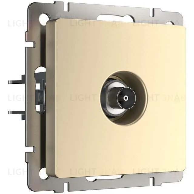 ТВ-розетка оконечная Werkel, шампань a050856 a050856