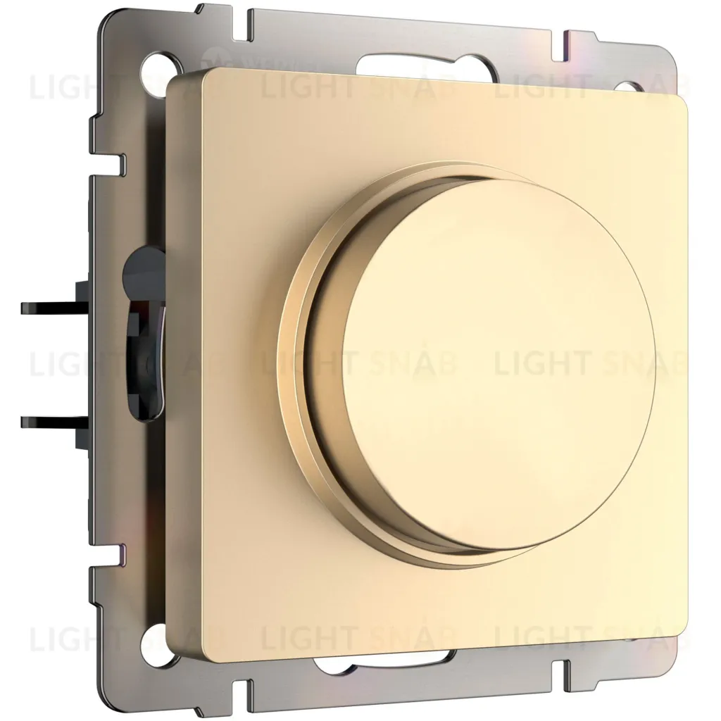 Светорегулятор поворотный Werkel до 600 Вт, шампань a069596 a069596