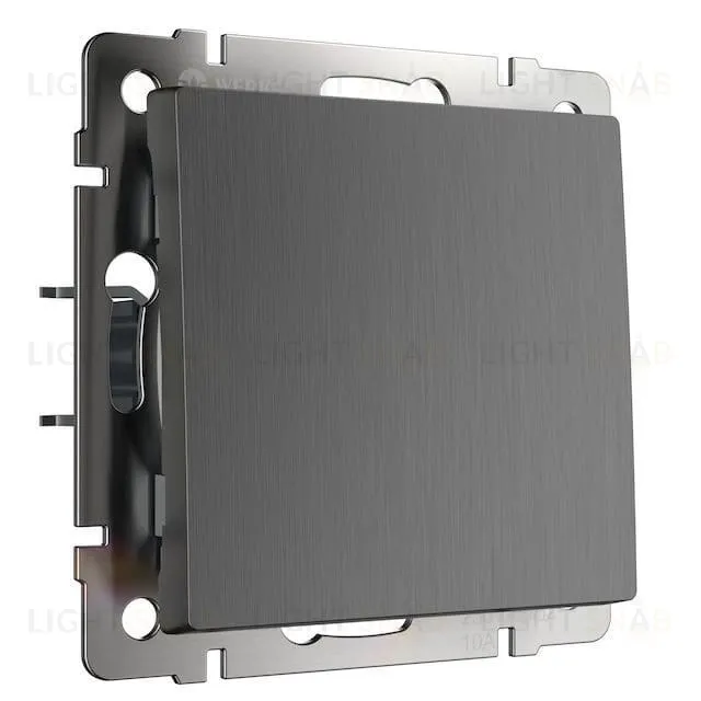 Выключатель одноклавишный Werkel 10A/250В графит рифленый a050755 a050755