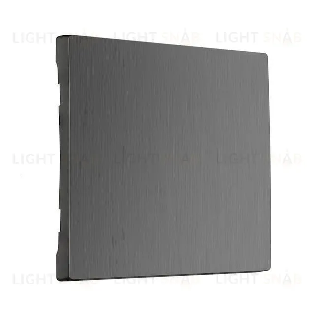 Выключатель одноклавишный перекрестный Werkel 10A/250В (из 3-х мест), графит рифленый a051117+Клавиша для выключателя перекрестного Werkel (графит рифленый) a051117 + a050759