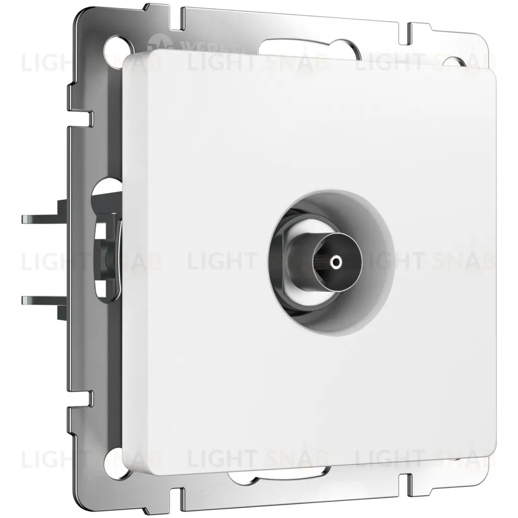 ТВ-розетка оконечная Werkel белый матовый a062409 a062409