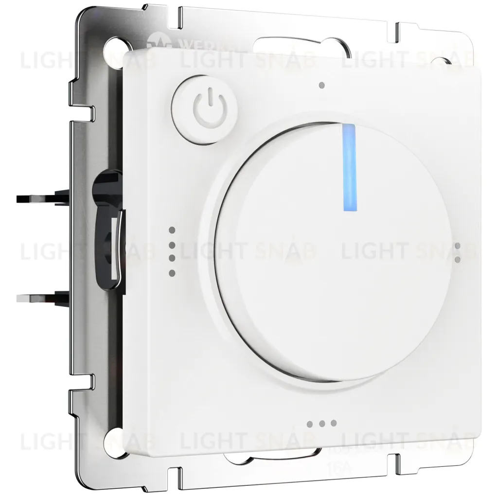 Терморегулятор электромеханический Werkel для теплого пола с датчик пола, белый матовый a062404 a062404