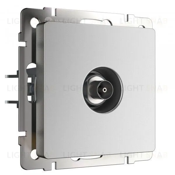 ТВ-розетка оконечная Werkel серебряный матовый a063621 a063621