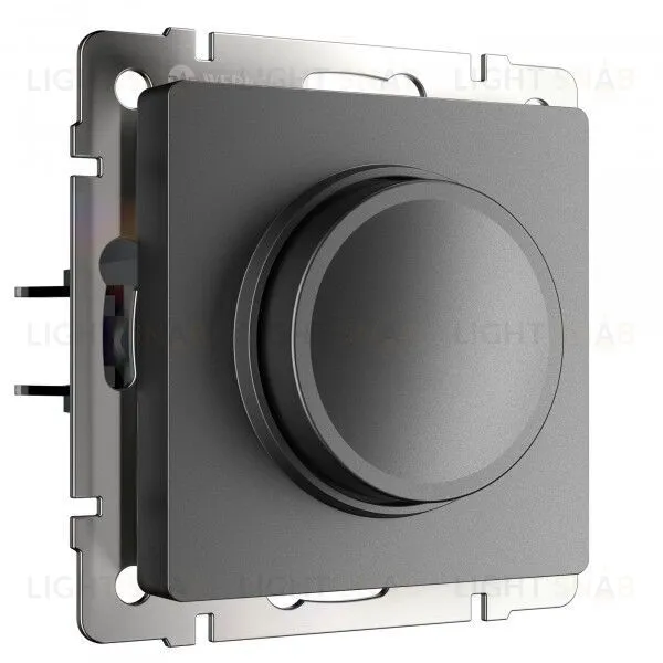 Светорегулятор поворотный Werkel до 600 Вт графит матовый a063110 a063110