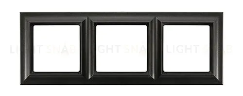Рамка тройная Jung Eco Profi Standart черный матовый EPS483SWM EPS483SWM