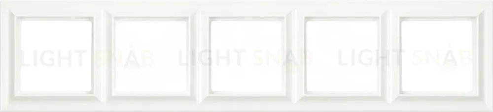 Рамка пятерная Jung Eco Profi Standart слоновая кость EPS485 EPS485