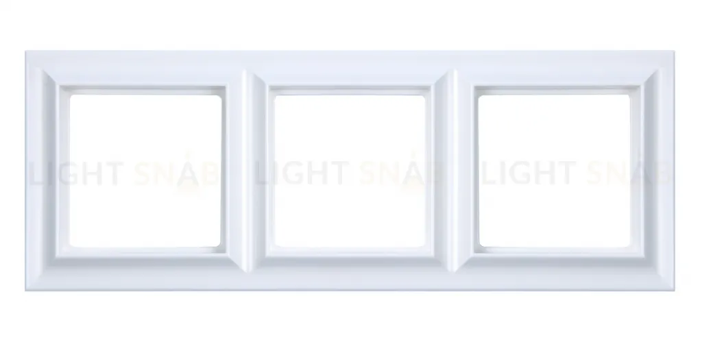 Рамка тройная Jung Eco Profi Standart белый EPS483WW EPS483WW