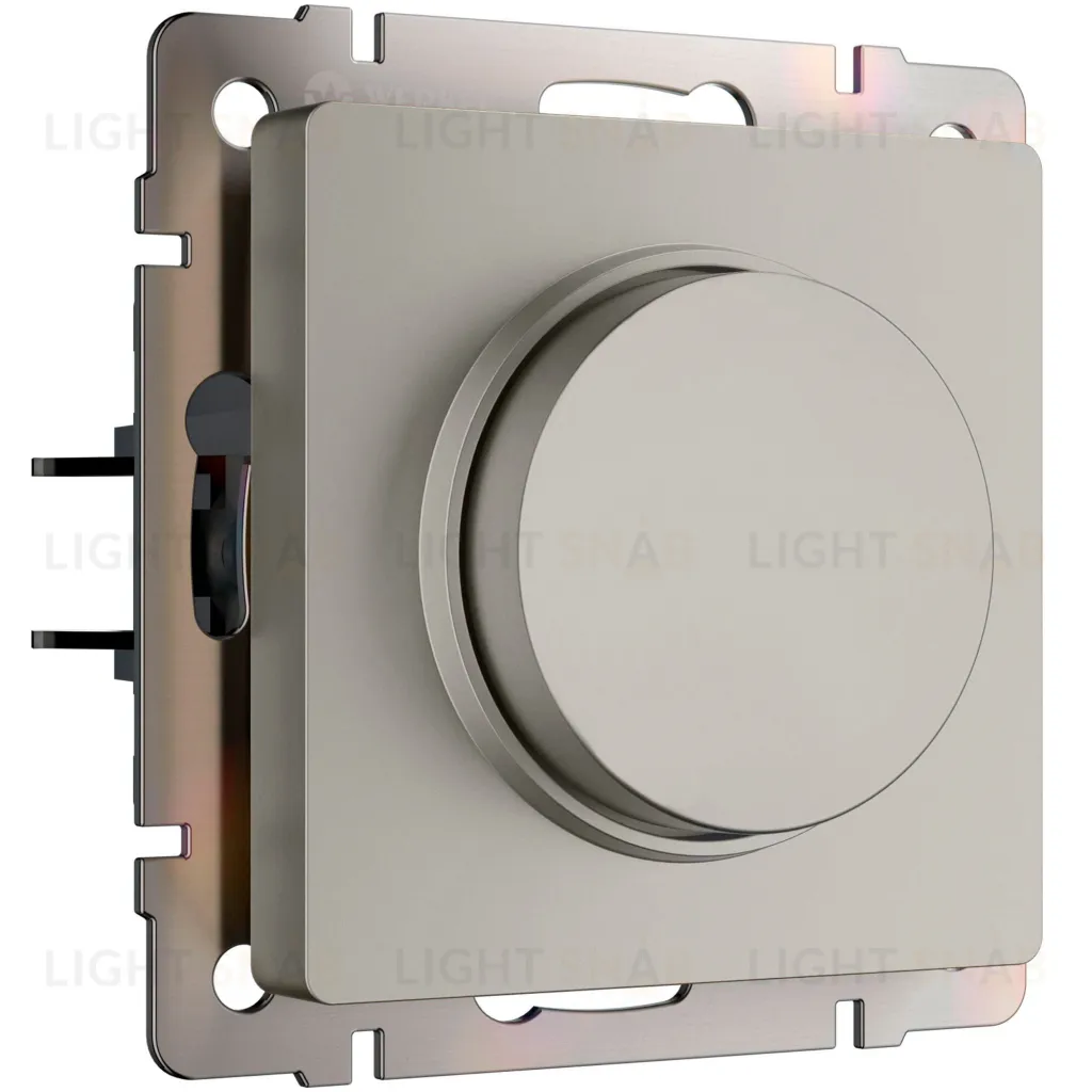 Светорегулятор поворотный Werkel до 600 Вт (LED лампы до 200вт) дымчатый a069461 a069461