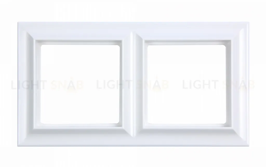 Рамка двойная Jung Eco Profi Standart белый EPS482WW EPS482WW