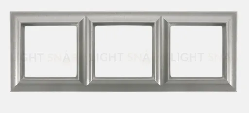 Рамка тройная Jung Eco Profi Standart, алюминий EPS483AL EPS483AL