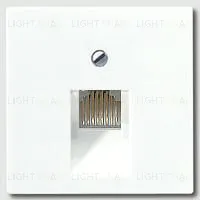Розетка компьютерная одинарная Jung RJ45 6-й кат. A569-1PLUAWW+EPUAE8UPOK6 A569-1PLUAWW + EPUAE8UPOK6