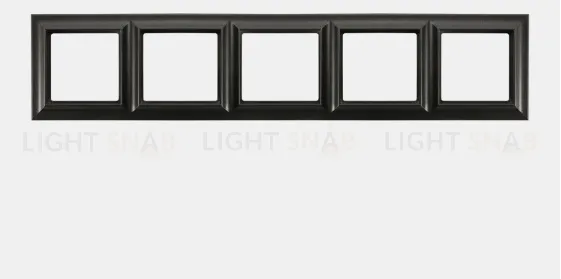 Рамка пятерная Jung Eco Profi Standart, антрацит матовый EPS485AN EPS485AN