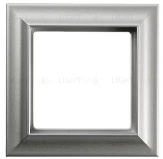 Рамка одинарная Jung Eco Profi Standart, алюминий EPS481AL EPS481AL