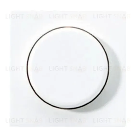 Светорегулятор JUNG поворотно-нажимной LED 3-60Вт., 20-210Вт ламп накал. и галог., белый глянец 1730DD+A1540WW 1730DD + A1540WW