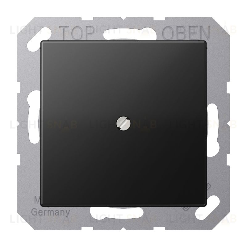 Вывод кабеля с суппортом Jung черный матовый A590BFASWM A590BFASWM