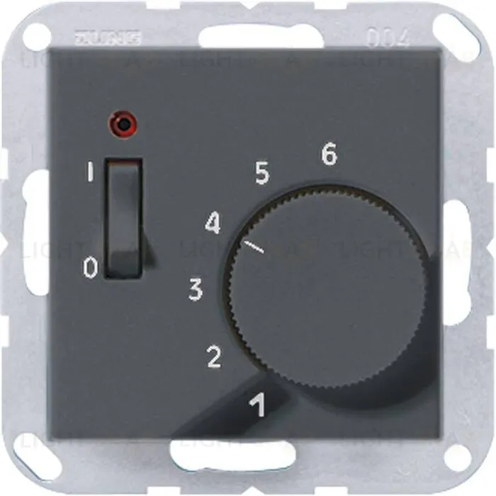 Терморегулятор Jung с выносным датчиком для электрического теплого пола, 10A/230B FTR231+A1749BFANM FTR231 + A1749BFANM