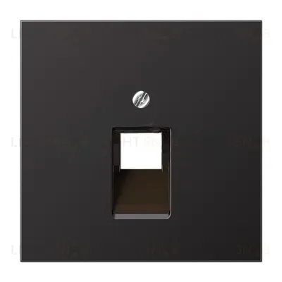 Розетка телефонная одинарная Jung Eco Profi RJ11 черный матовый EPUAE8UPO+EP569-1BFPLUASWM EPUAE8UPO + EP569-1BFPLUASWM