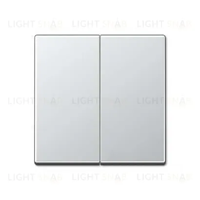 Выключатель двухклавишный Jung Eco Profi, 10А/250В EP495AL+EP405U EP495AL + EP405U