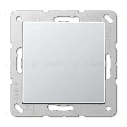 Розетка с заземлением с откидной крышкой Jung Eco Profi 16А/250В EP421KLAL EP421KLAL