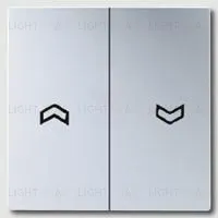 Выключатель управления жалюзи клавишный Jung, 10А/250В 509VU+a595pal 509VU + a595pal