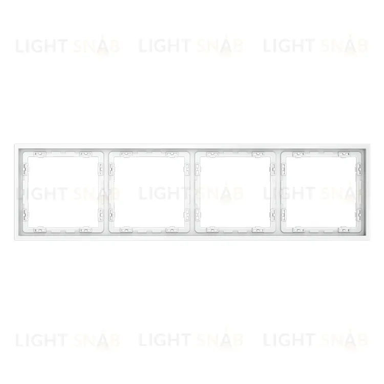 Рамка четверная Voltum S70, белый матовый VLS100402 VLS100402