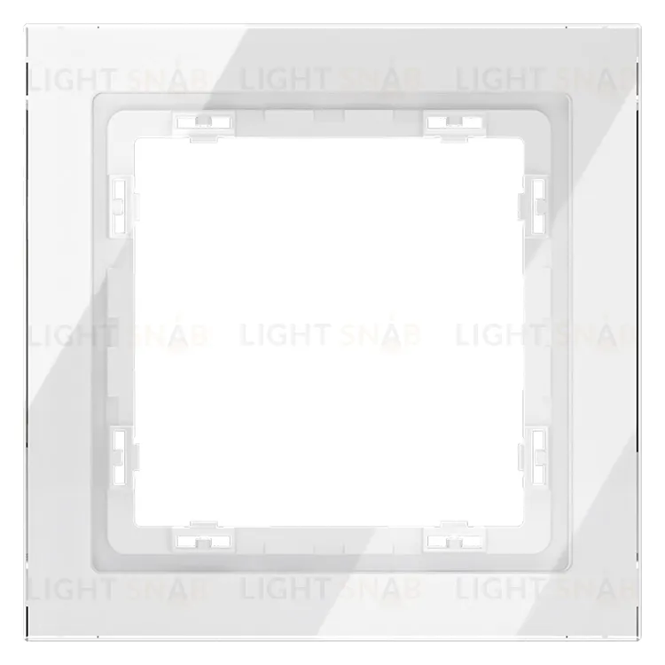 Рамка одинарная Voltum S70, белый глянцевый стекло VLS110101 VLS110101