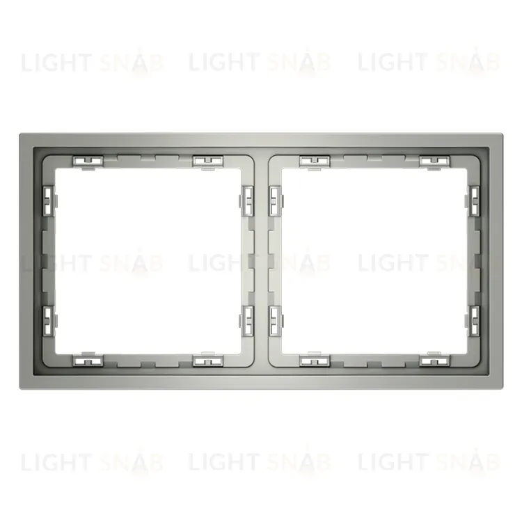 Рамка двойная Voltum S70, сталь VLS100205 VLS100205