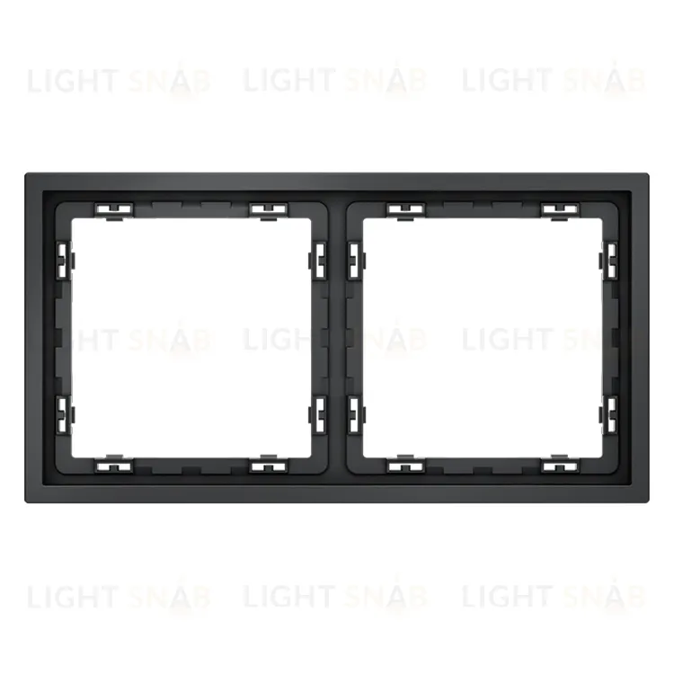 Рамка двойная Voltum S70, графит VLS100207 VLS100207