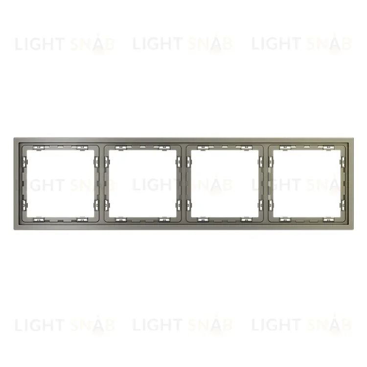 Рамка четверная Voltum S70, шелк VLS100404 VLS100404