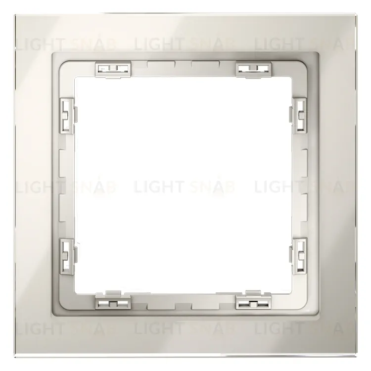 Рамка одинарная Voltum S70, кашемир стекло VLS110103 VLS110103