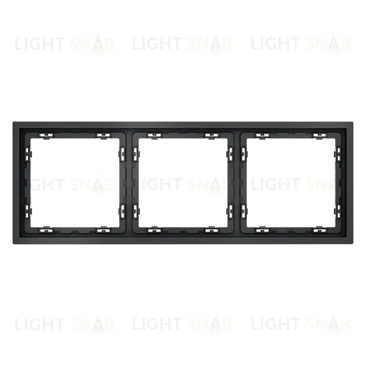 Рамка тройная Voltum S70, графит VLS100307 VLS100307