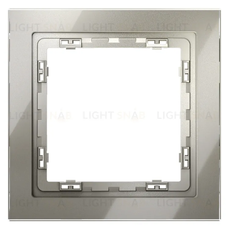 Рамка одинарная Voltum S70, шелк стекло VLS110104 VLS110104