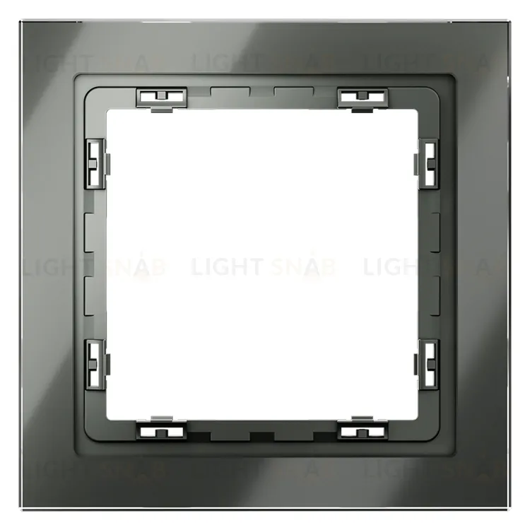 Рамка одинарная Voltum S70, титан стекло VLS110106 VLS110106