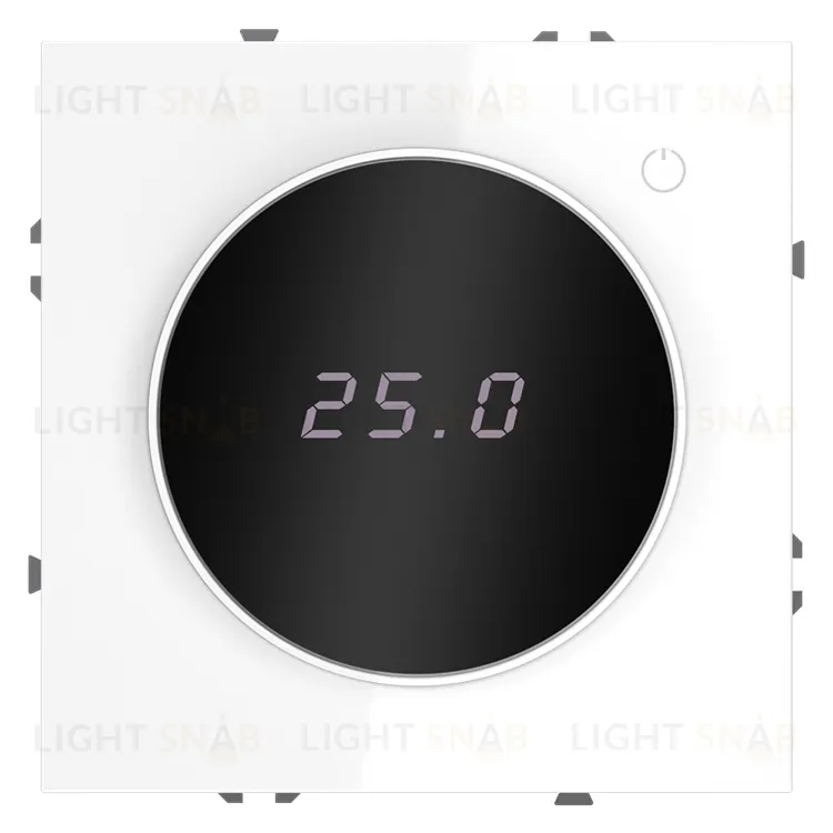 Регулятор теплого пола с датчиком пола Voltum S70 16А, белый глянцевый VLS070101 VLS070101