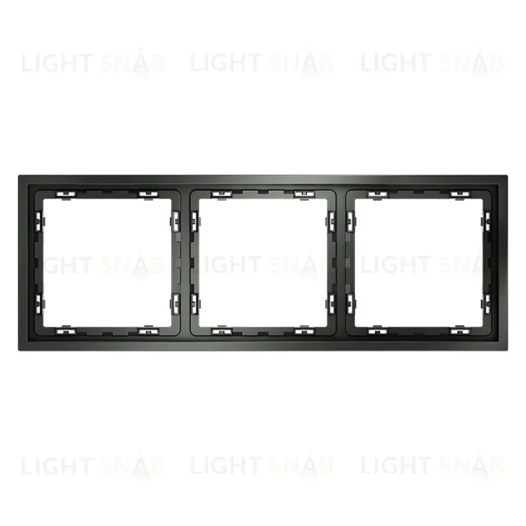 Рамка тройная Voltum S70, титан VLS100306 VLS100306