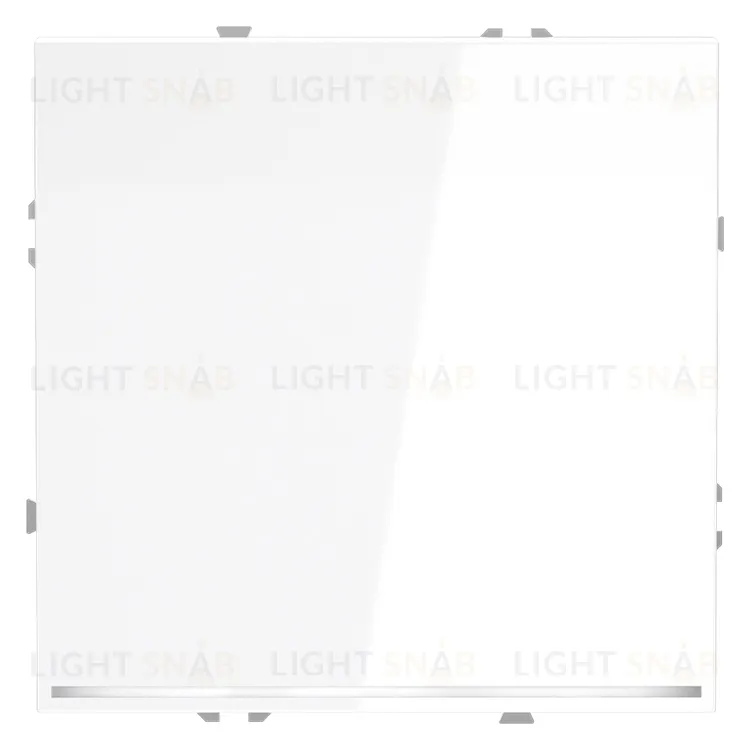 Выключатель одноклавишный проходной с подсветкой Voltum S70 10А, белый глянцевый VLS010401 VLS010401