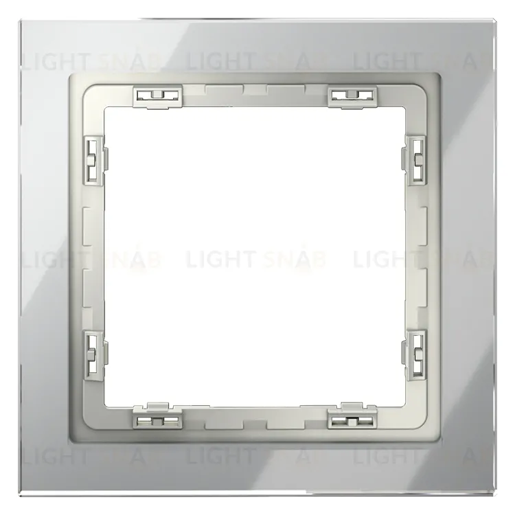 Рамка одинарная Voltum S70, сталь стекло VLS110105 VLS110105