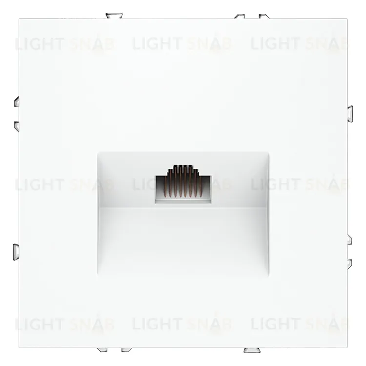 Розетка компьютерная одинарная Voltum S70 RJ45 6Е кат., белый матовый VLS060102 VLS060102