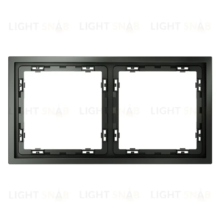 Рамка двойная Voltum S70, титан VLS100206 VLS100206