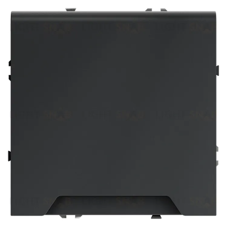 Розетка с заземлением со шторками и крышкой Voltum S70 16А, безвинтовой зажим, графит VLS040307 VLS040307