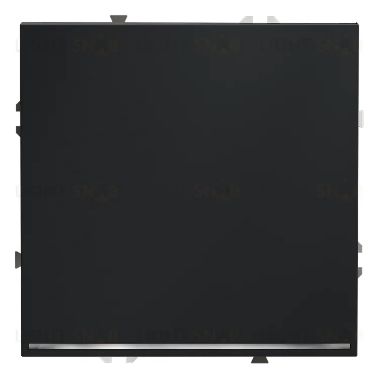 Выключатель одноклавишный проходной с подсветкой Voltum S70 10А, графит VLS010407 VLS010407