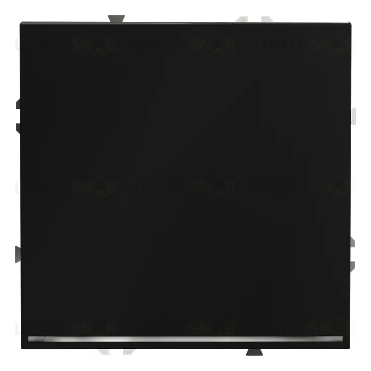 Выключатель одноклавишный с подсветкой Voltum S70 10А, черный матовый VLS010208 VLS010208