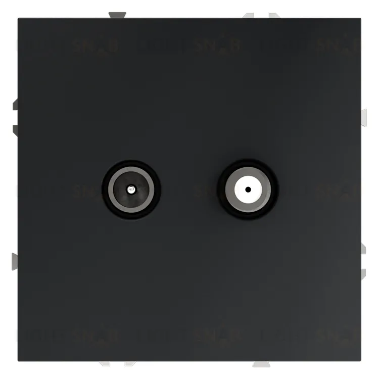 Розетка TV+SAT Voltum S70, графит VLS060407 VLS060407