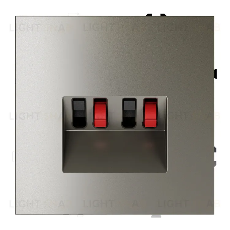 Розетка акустическая двойная Voltum S70, шелк VLS060304 VLS060304